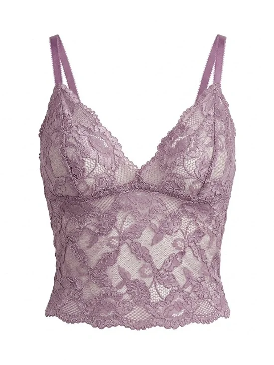 VICTORIA’S SECRET Lavender Lace Bralette Top Size Small - Picture 4 of 16